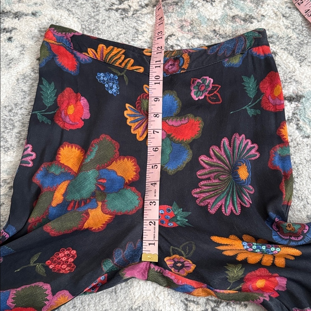 Farm Rio Floral Flare Pants - Picture 9 of 14